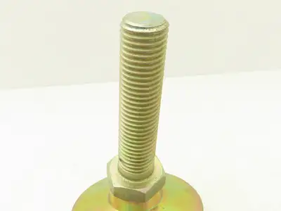 Carr Lane CL-16-SLF Stud Leveling Foot Zink Plated 4" Pad 1" Stud Lot of 4