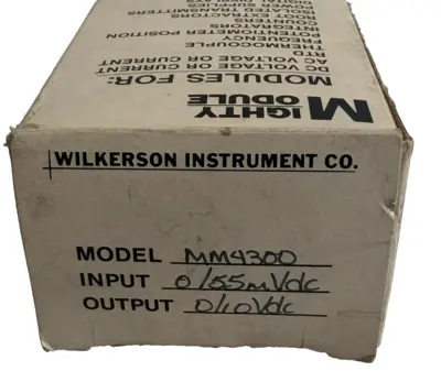 NEW WILKERSON MM4300 MIGHTY MODLUE 0/55MVDC 115VAC