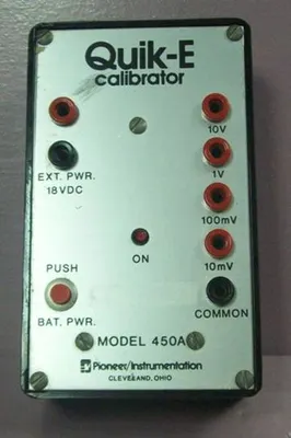 QTY. 1. PIONEER/INSTRUMENTATION QUIK-E CALIBRATOR,...