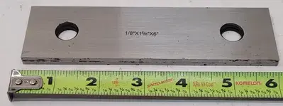 UNKNOWN BRAND 10 PAIR PARALLEL SET, 1/8″ THICKNESS, 1/2″ MIN TO 1-5/8″ MAX HEIGHT, 6IN LONG