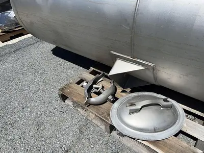 Tank, 425 Gallon, Stainless Steel, 55 PSI, DT/DB, Morfab #S744614