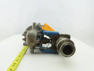 Jamesbury Pneumatic Actuator Stainless Steel 1-1/2" Sanitary Ball Valve