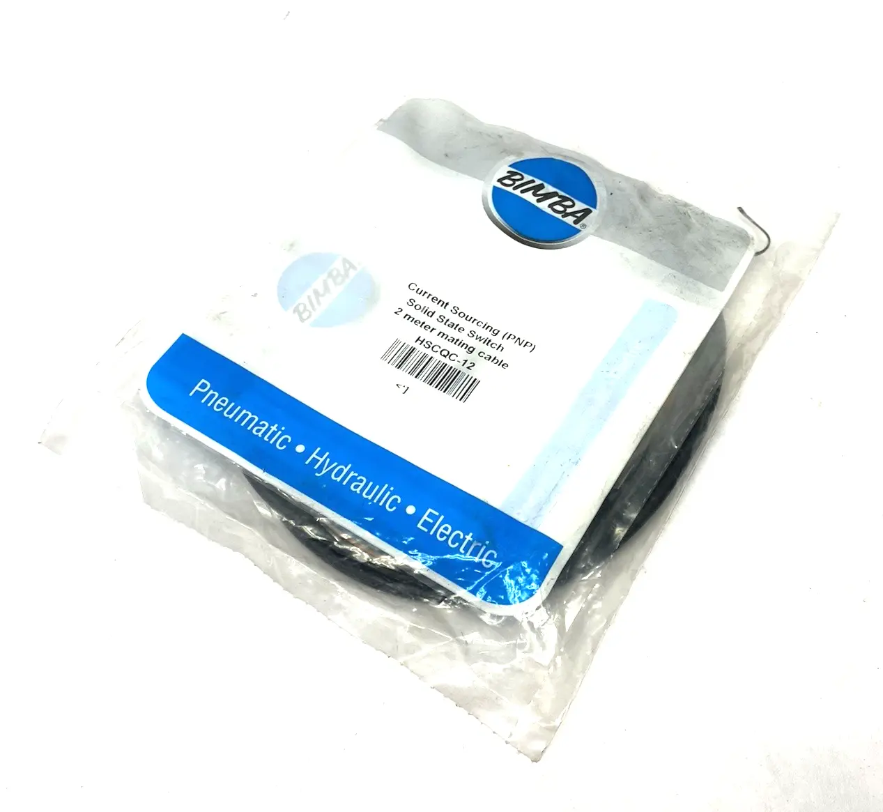 NEW BIMBA CURRENT SOURCING PNP SOLID STATE SWITCH, 2M MATING CABLE