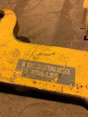 20,000 LBS X 60" COIL LIFTING "C" HOOK