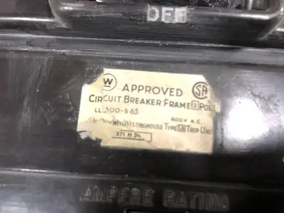Used WESTINGHOUSE LA3400F Switchgears British Columbia CA | Lenmark #238600