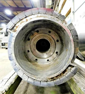 Bird 3900 (24 x 96) decanter centrifuge parts, 316L SS.