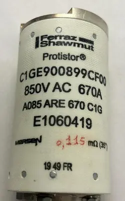 New | in-Stock FERRAZ SHAWMUT C1GE900899CF00 Miscellaneous Equipment (Electrical & Power) | Surplus Asset Holdings #1195429