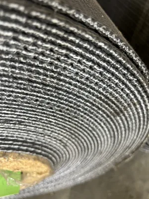 New 3 Rolls 59.5″ Rough Top Rubber Conveyor Belt 4mm x Approx. 300′