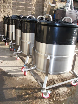 500 L S/S Trolley Tank