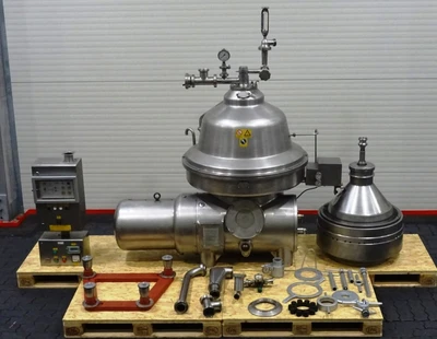 GEA Westfalia 25,000 LPH milk and cream pasteurization plant.