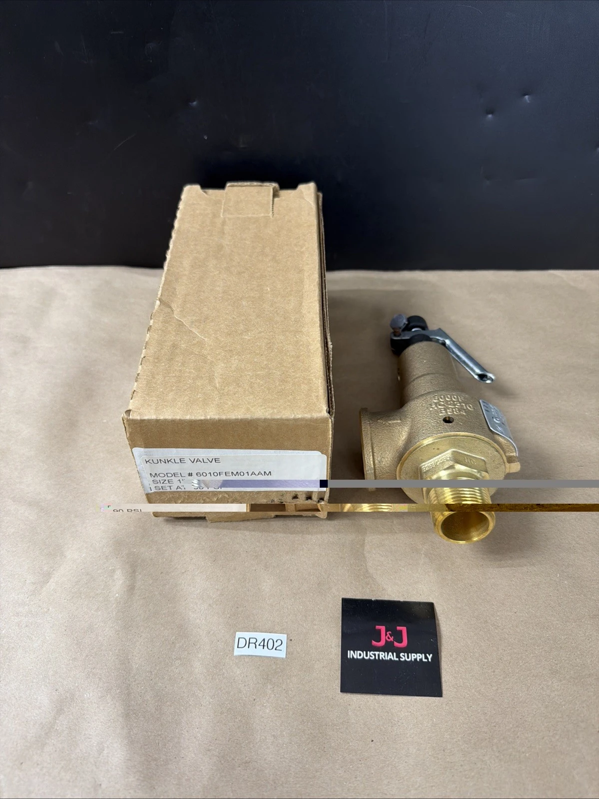 New Kunkle Valve 6010FEM01AAM Size 1" 90 psi Warranty 🇺🇸