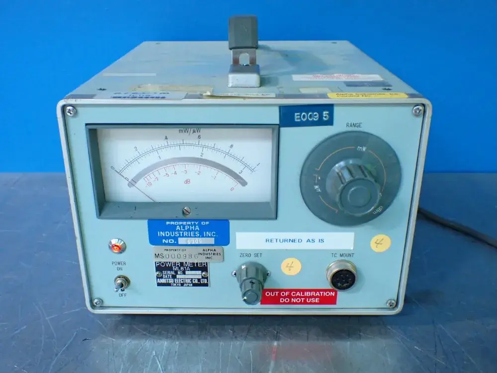 Used ANRITSU ELECTRIC ML81A RF Power Meters / Sensors Ohio US | HGR 24 #1096793