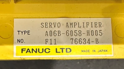 FANUC A06B-6058-H005 SERVO AMPLIFIER