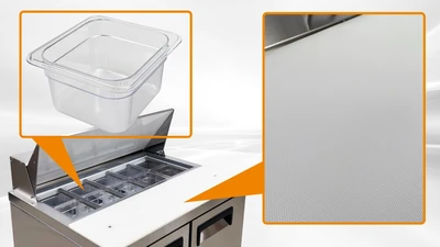 171-0212 36" Self Contained Sandwich Prep Table Cooler
