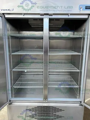 USED VWR GTVWG49FSSA STAINLESS STEEL DOUBLE DOOR FREEZER - 25°C 49 CU, FT.
