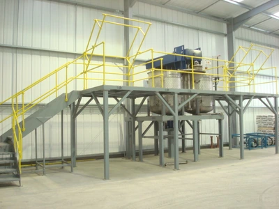 Mild Steel Access Platform For 1 Tanks