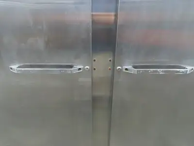 Continental 2R 2 Door Reach In Refrigerator Commercial All Stainless Steel 115V