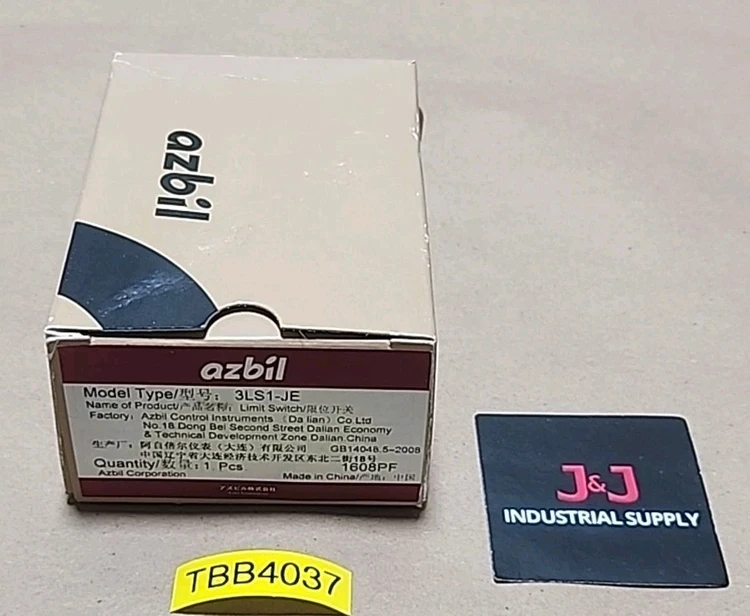 New | in-Stock Azbil 3LS1-JE Relays & Switches Indiana US | J&J Industrial Supply #1076644