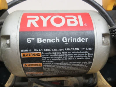 Used RYOBI BGH616 Pedestal Type Grinders (Double End) Minnesota US | Machinesused.com #1313192