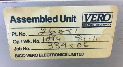 Used Vero _UNKNOWN_ PLC Processors South Carolina US | Palmetto Automation #1163459