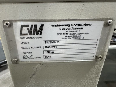 Used 2018 CVM TN/250-82 Belt Conveyors California US | MachineryMax #1462153