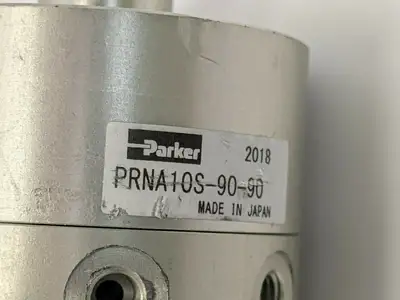 USED PARKER COMPACT PNEUMATIC ROTARY ACTUATOR, SINGLE VANE, FIXED 90°