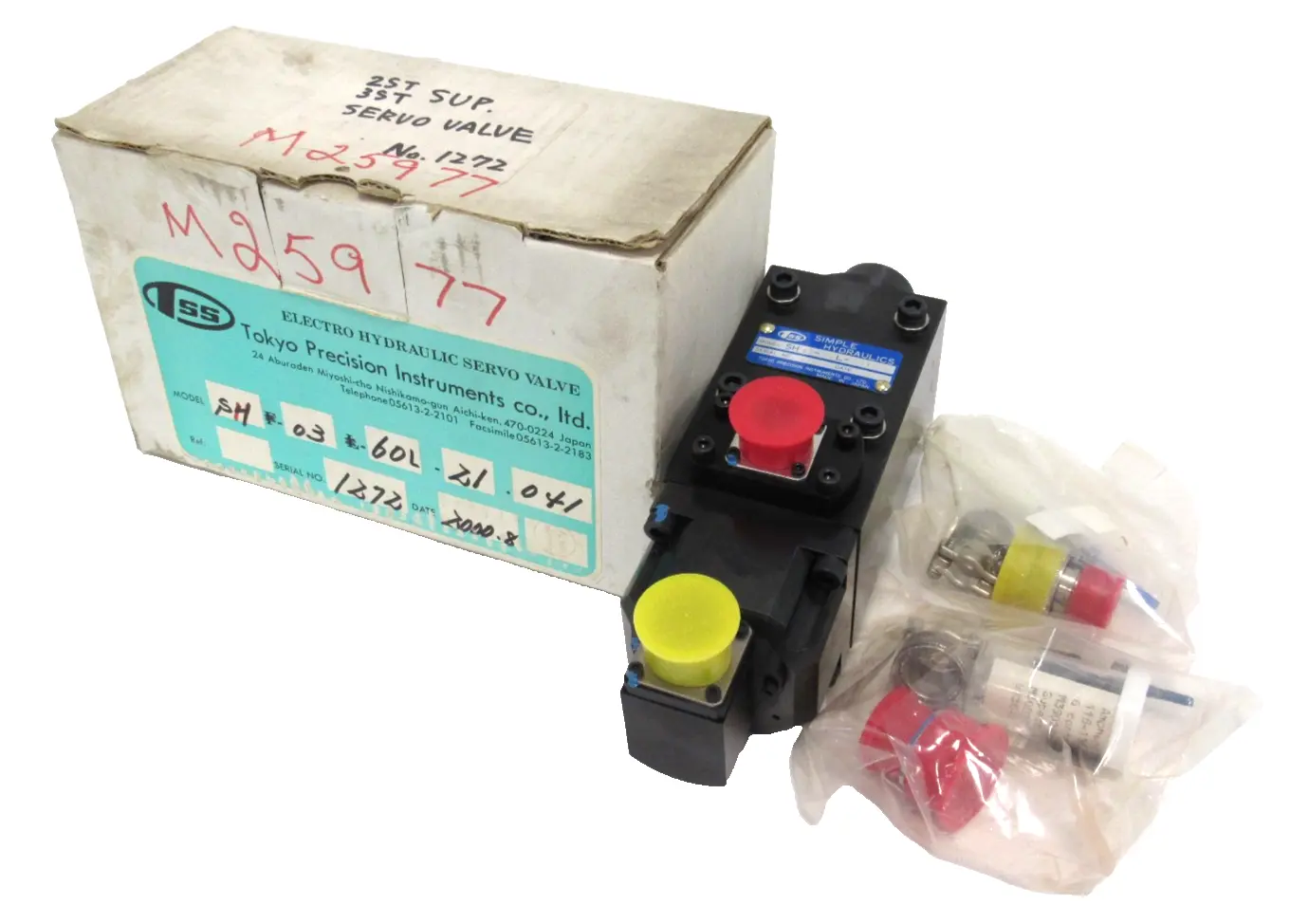 NEW TOKYO SH03-60L-21-041 SERVO VALVE SH0360L21041