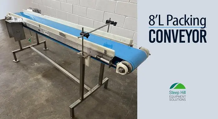 8'L Inclined Packing Conveyor