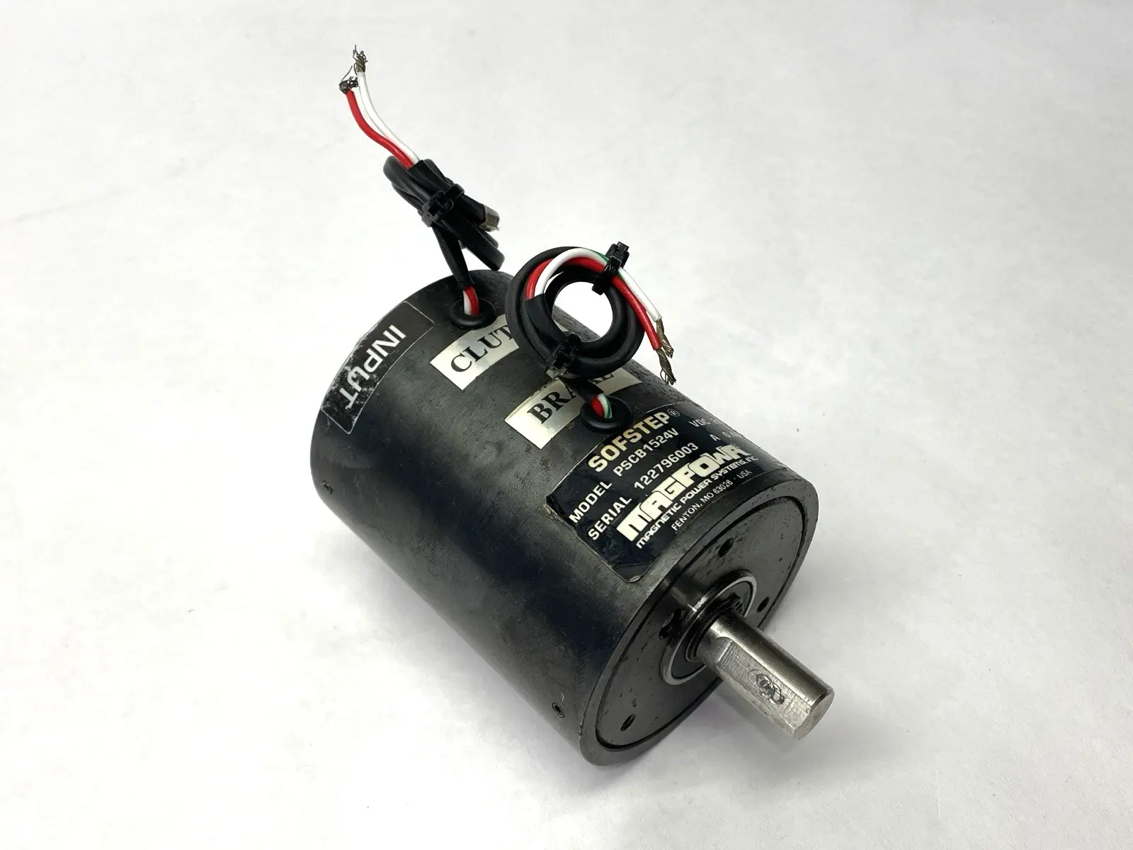 USED MAGPOWR SOFSTEP MAGNETIC CLUTCH BRAKE 24VDC .48A