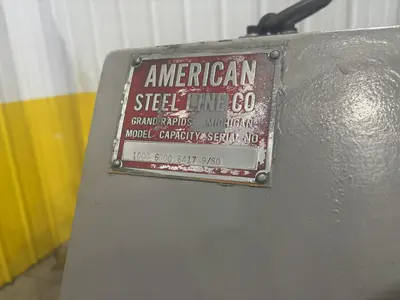 USED AMERICAN STEEL LINE 1000