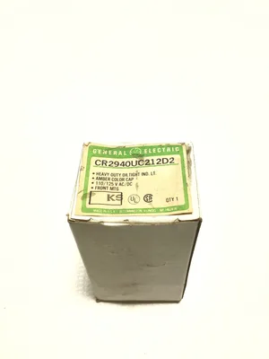 GE CR2940UC212D2 Heavy-Duty Oil-Tight Yellow Indicator Light