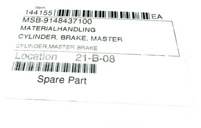 NEW CATERPILLAR LIFT TRUCK CORP 9148437100 MASTER CYLINDER MODULE CT9148437100