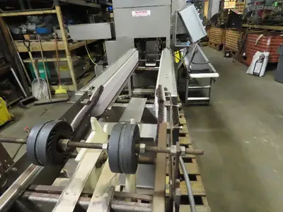 Rockford Midland 806 Box Upender/Stacker/Packer Conveyor System 460V 3Ph