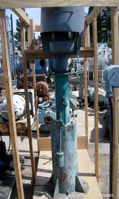 Used Mooney Slow-Speed Disperser – 5 HP, 18” Bowtie Blade, Air/Oil Lift