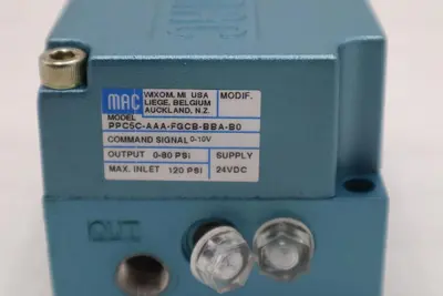 MAC PPC5C-AAA-FGCB-BBA-B0 PROPORTIONAL PRESSURE CONTROL ANALOG - STOCK GF261A