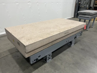 4′ x 8′ 12″ Thick Pink Granite Surface Plate