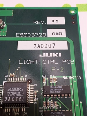 JUKI E8603729 LIGHT CONTROL PCB