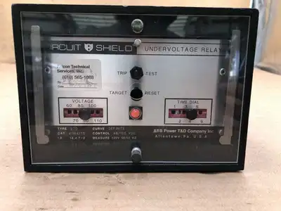 ABB Circuit Shield 411R4175 Undervoltage Relay 120V 48/125VDC