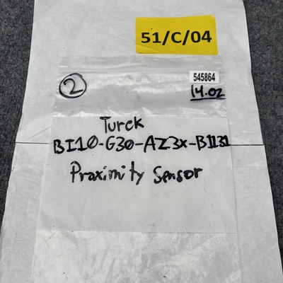 Used Turck BI10-G30-AZ3X-B1131 Proximity Sensors California US | Davliegogo LLC #1706779