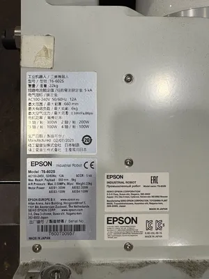 Used EPSON T6-602S Robots South Carolina US | ESS Industrial Equipment Sales #1232886