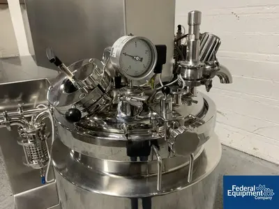 USED Krieger 50 Liter Krieger Vacuum Homogenizer Mixer, Model MMD50, S/S