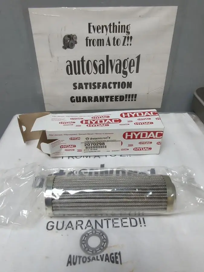 New | in-Stock HYDAC 2070298 Filters Ohio US | Surplus Asset Holdings #1238402