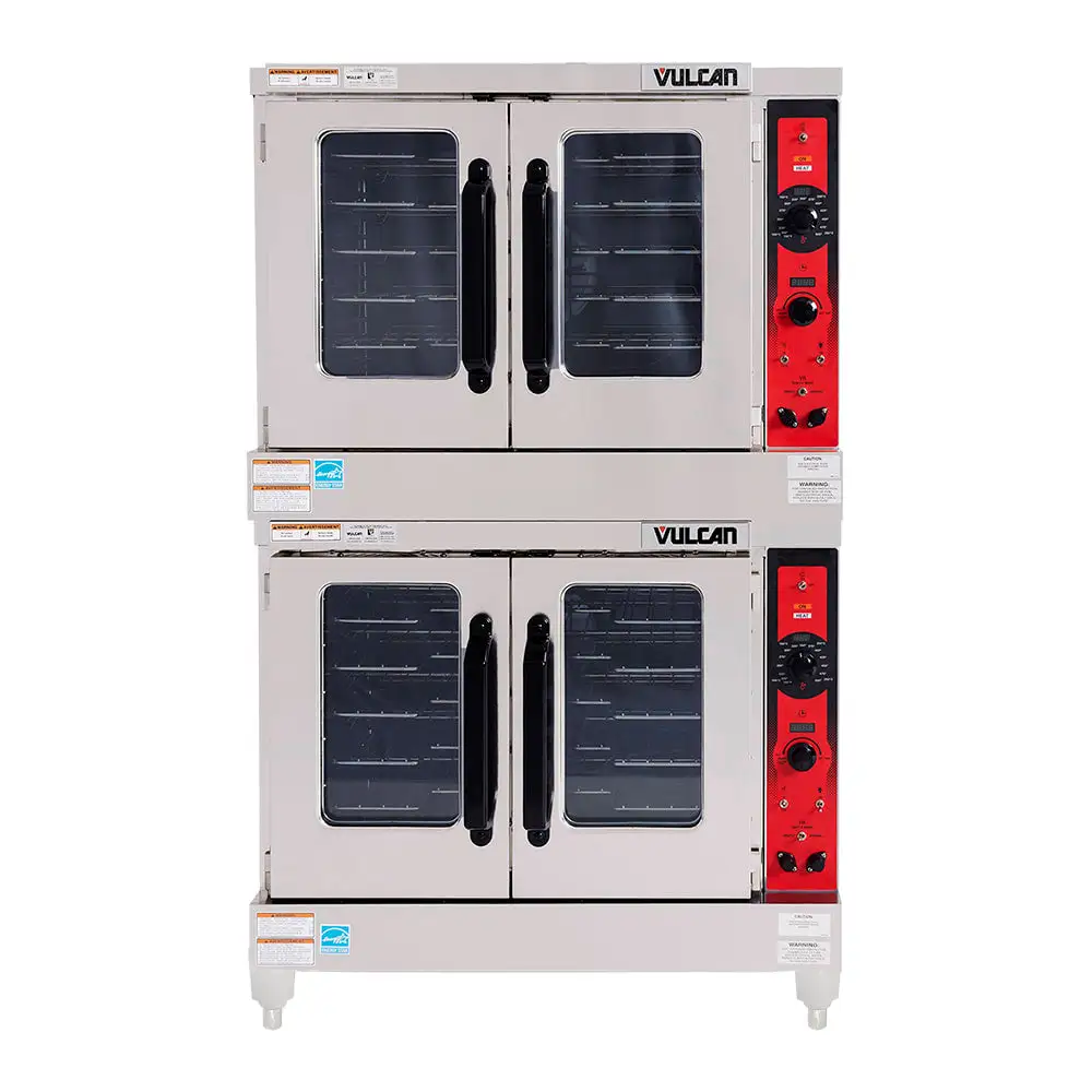 Vulcan VC55GD Double Full Size Natural Gas Convection Oven - 50,000 BTU