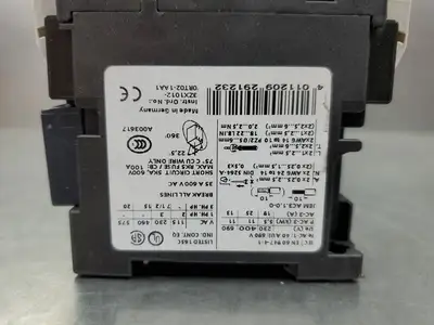 SIEMENS 3RT10263B..0 SIRIUS CONTACTOR w/3RH19212HA22 Module. 4D48