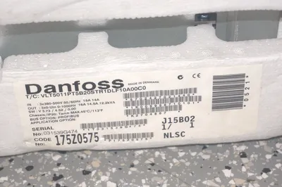 NEW DANFOSS VLT5011PT5B20STR1DLF10A00C0 SPEED DRIVE