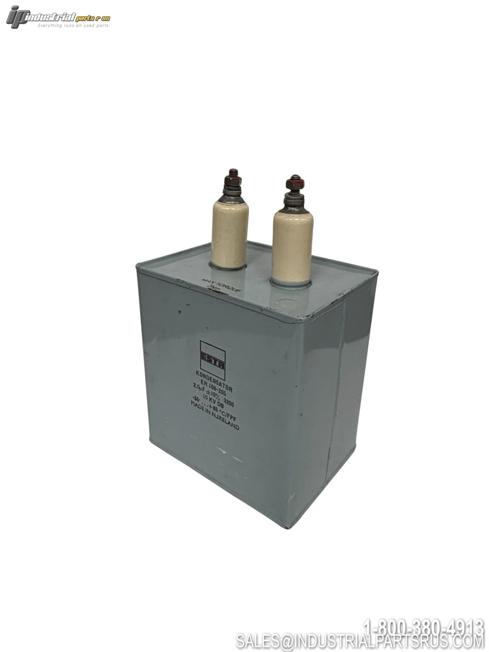 Used ESTA ER 100-205 Capacitors Kentucky US | Industrial Parts R Us Inc. #1293112