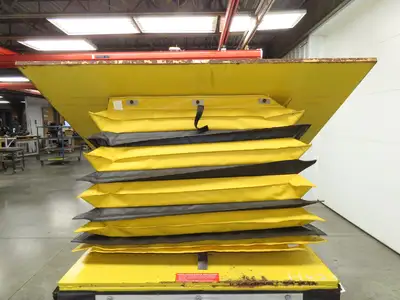 Knight FLT5257 Pneumatic Lift Tilt Table Tote Tipper 4000lb 30° Degree 57x52"