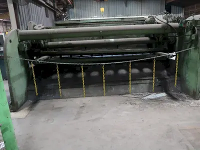 12' X 3/8" LODGE & SHIPLEY MODEL 0612 MECHANICAL POWER SQUARING SHEAR: STOCK 11410
