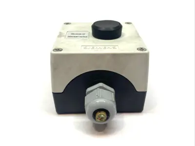 USED SIEMENS ENCLOSURE 22MM 1-BUTTON CONTROL STATION