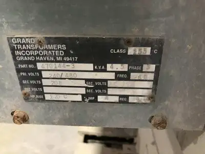 MOTOMAN YASNAC MRC SK6 Power Supply for Welding Robot Arm 2-3.5KVA 3PH 200/220V